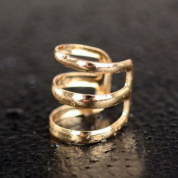 U Pattern Rock Ear Wrap Earring