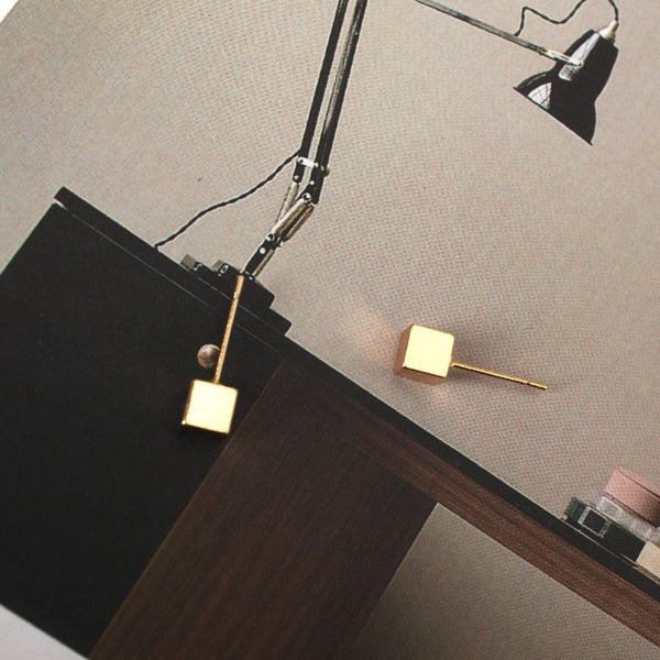 Square Shape Rock Punk Earrings