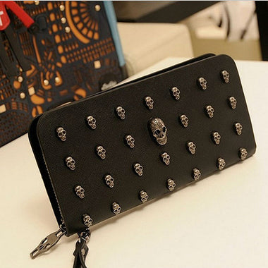 Fashion Punk Skull Clutch