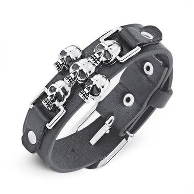 Skull Gothic Rock Bracelet