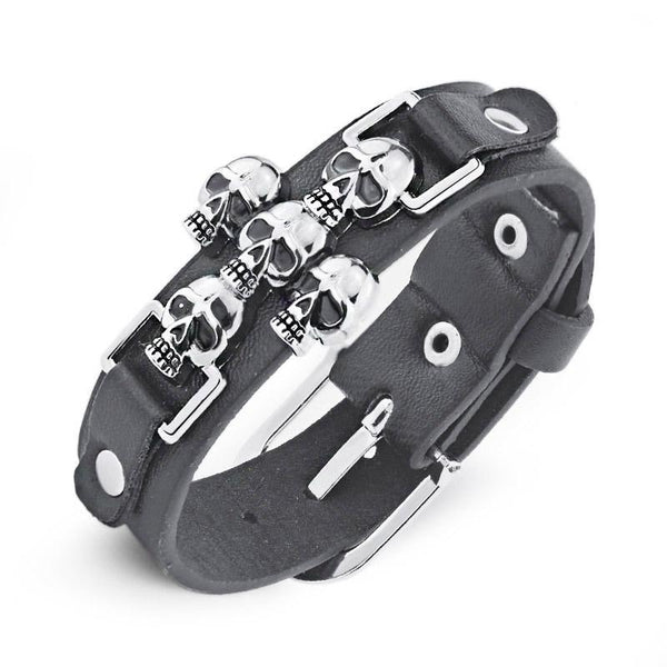 Skull Gothic Rock Bracelet