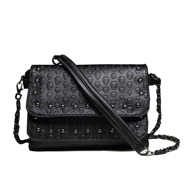 Rock Skull Cross Body Bag