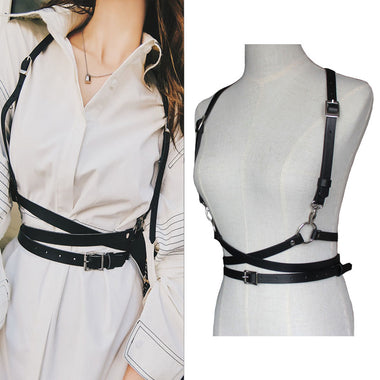 Sexy Leather Body Harness