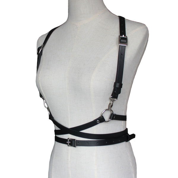 Sexy Leather Body Harness