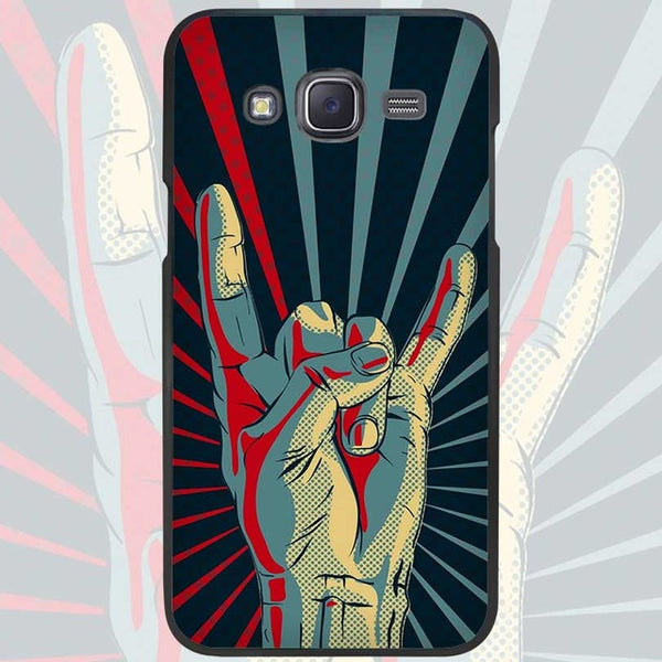 Rock Hand Gesture Phone Case