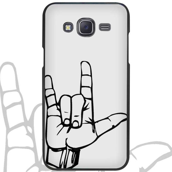 Rock Hand Gesture Phone Case