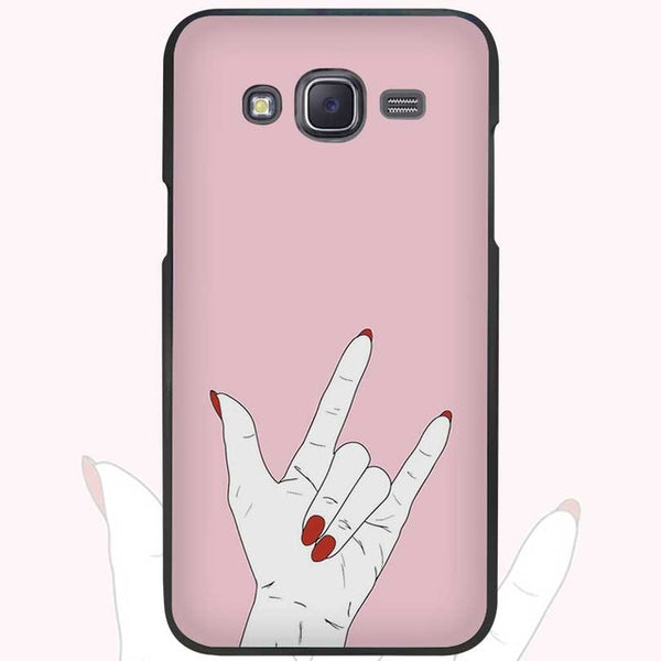 Rock Hand Gesture Phone Case