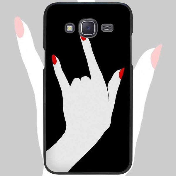 Rock Hand Gesture Phone Case