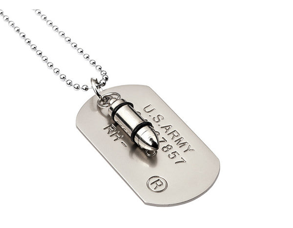 Army Bullet Cool Necklace