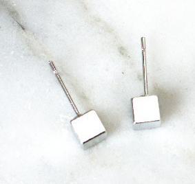 Square Shape Rock Punk Earrings