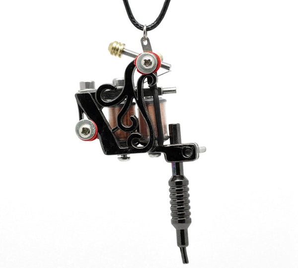 Tattoo Machine Shape Necklace