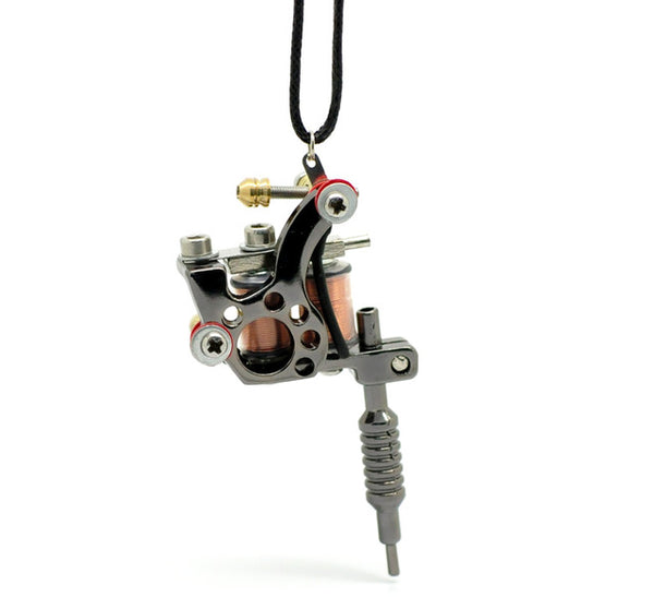 Tattoo Machine Shape Necklace