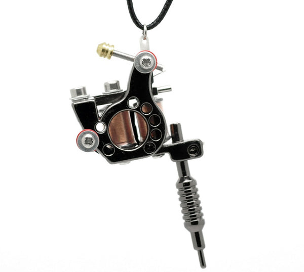 Tattoo Machine Shape Necklace
