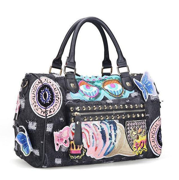 Rock Style Fashion Totes