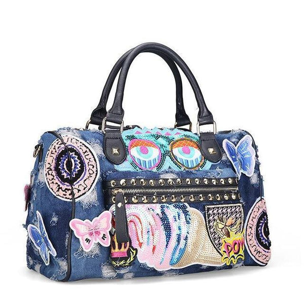 Rock Style Fashion Totes